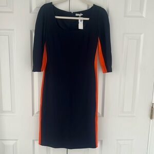 Gianni Versace Collection Navy Dress sz 44
